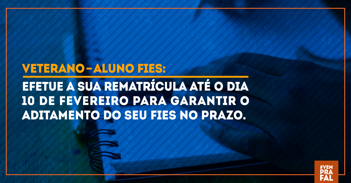 Disponíveis os prazos para rematrícula e aditamento FIES 2018.1