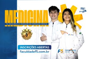 Faculdade F5 abre Processo Seletivo de Medicina 2025.1 com vagas pelo ENEM