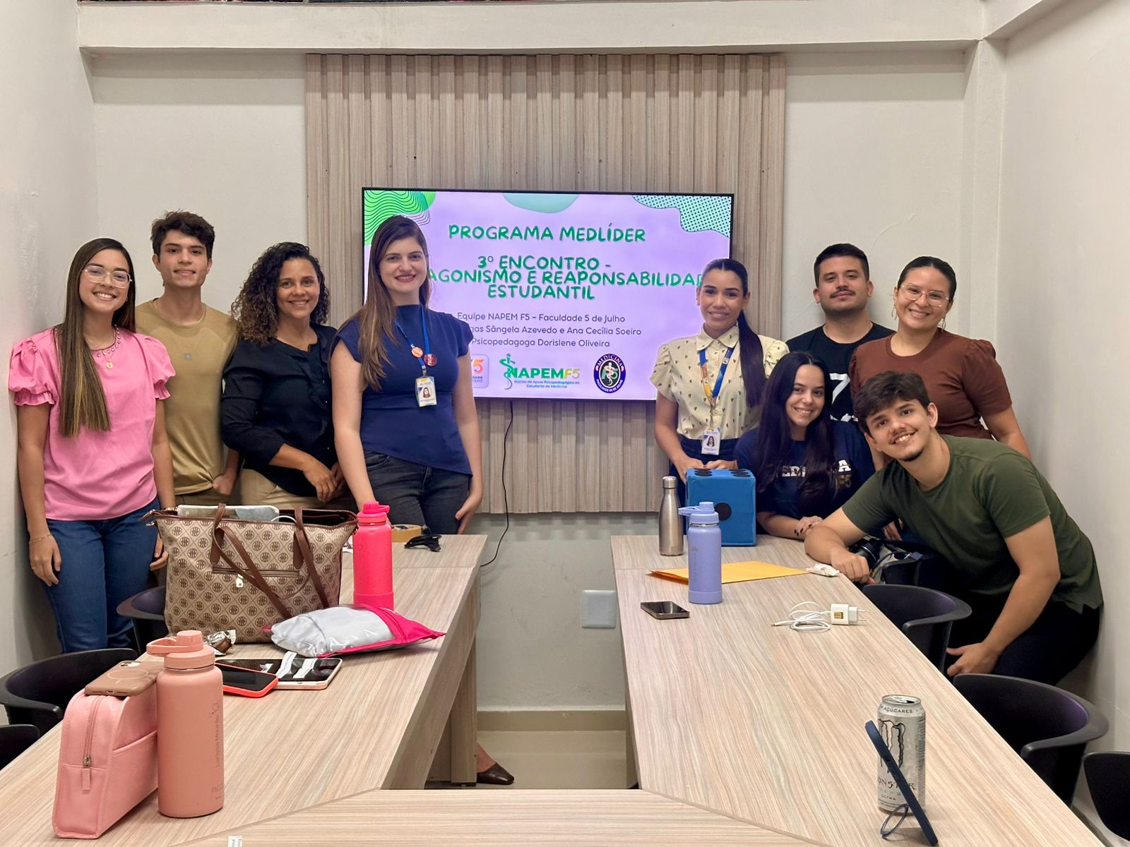 3º Encontro do Programa MedLíder fortalece protagonismo estudantil na F5