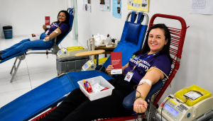 F5 e HEMOCE promovem ação solidária e superam meta de bolsas de sangue arrecadadas durante a VII Semana de Enfermagem