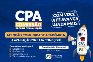 F5 inicia período de Avaliação Institucional da CPA 2026.1
