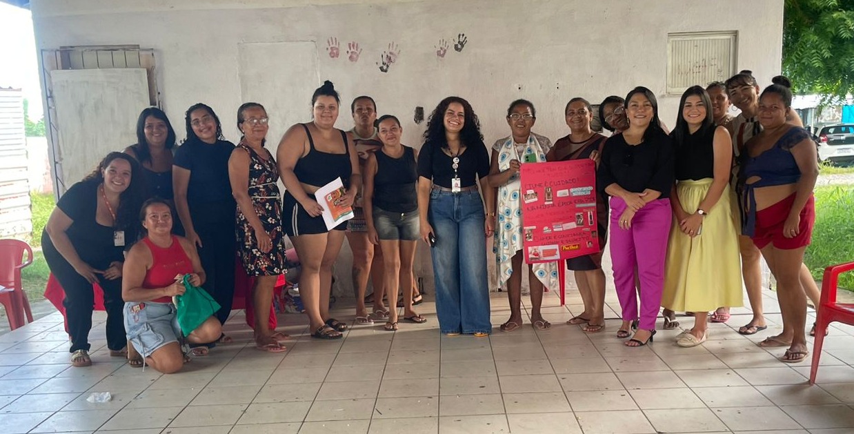 Estudantes do Curso de Psicologia da F5 realizam ação de extensão no CRAS Mimi Marinho durante o Maio Laranja