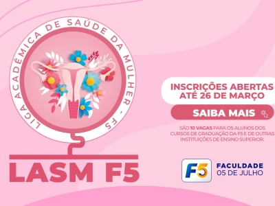 Enfermagem da F5 está com inscrições abertas para membros da Liga da Saúde da LASM F5